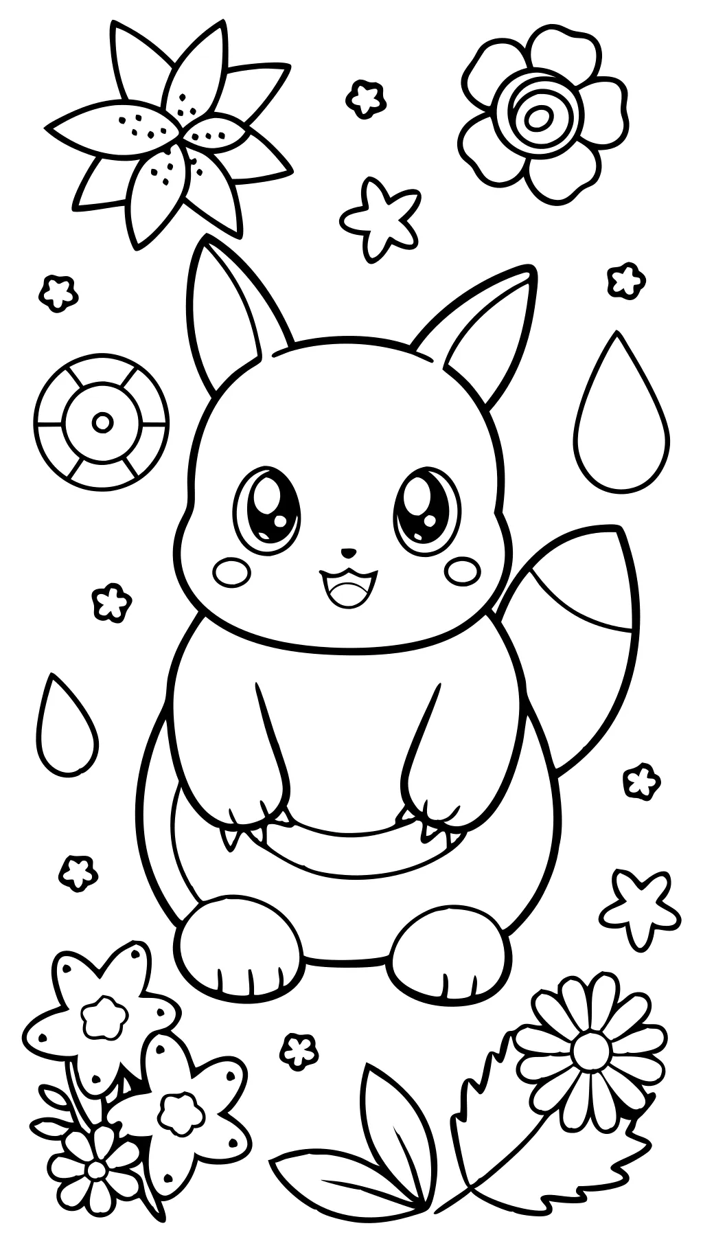 coloriages mignons pokemon